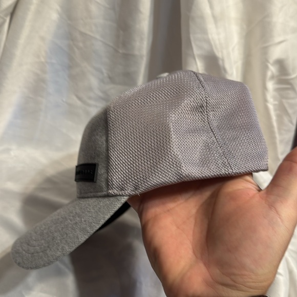 Men’s Perry Ellis Portfolio Alloy Snapback Hat Cap Gray - Picture 3 of 6